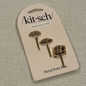 Kitsch Gold Metal Pony Pins